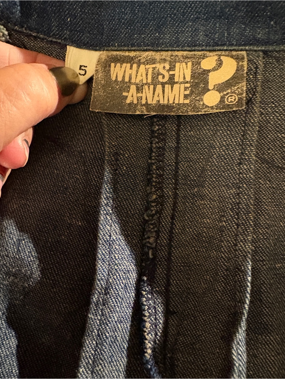Denim What’s-In-A-Name Corseted Jacket . - Picture 7 of 10